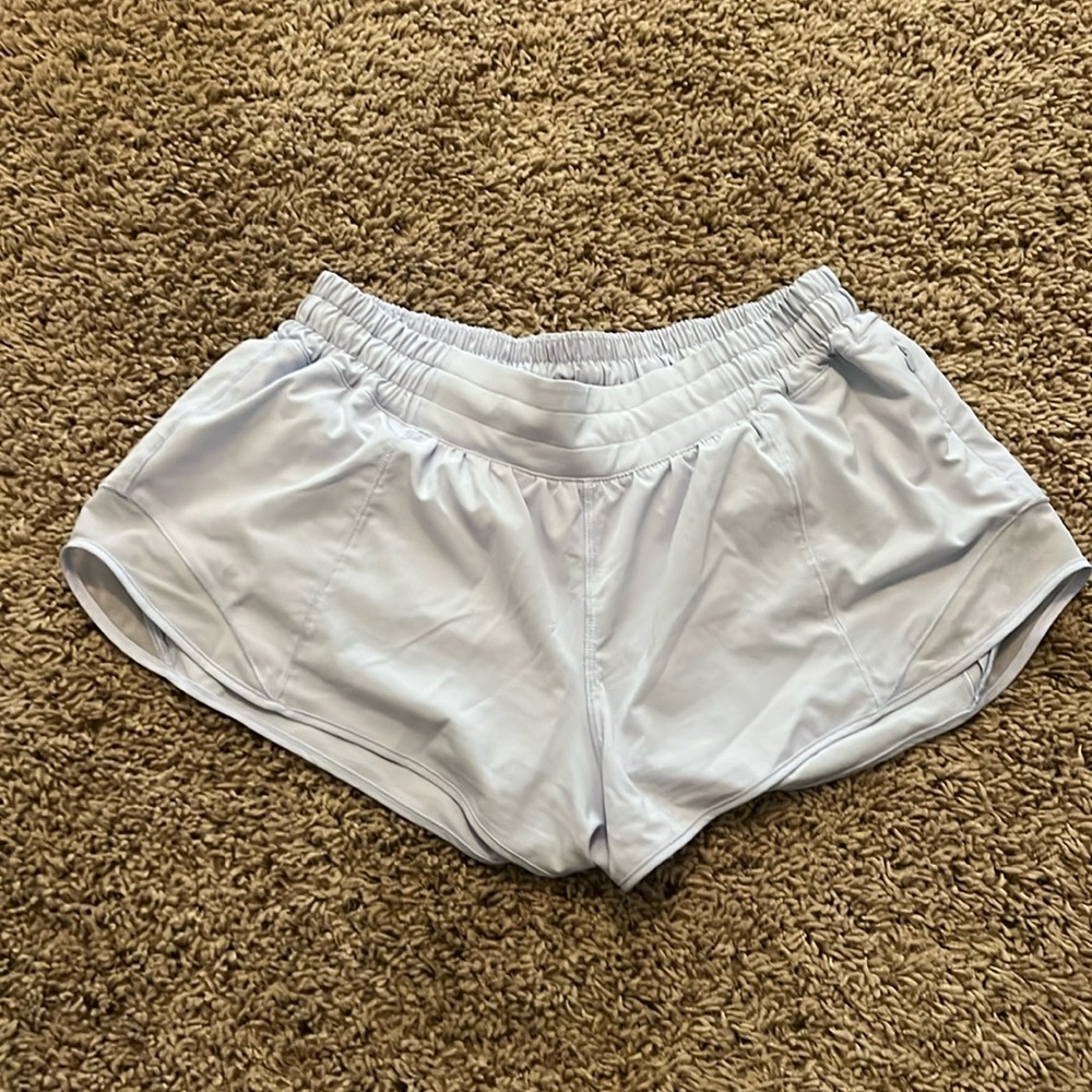 Lululemon Light Blue Hotty Hot Shorts